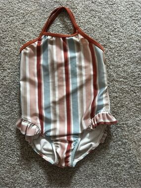 Little Co. by Lauren Conrad Toddler Girls One-Piece Swimsuit – Striped – Size 4T